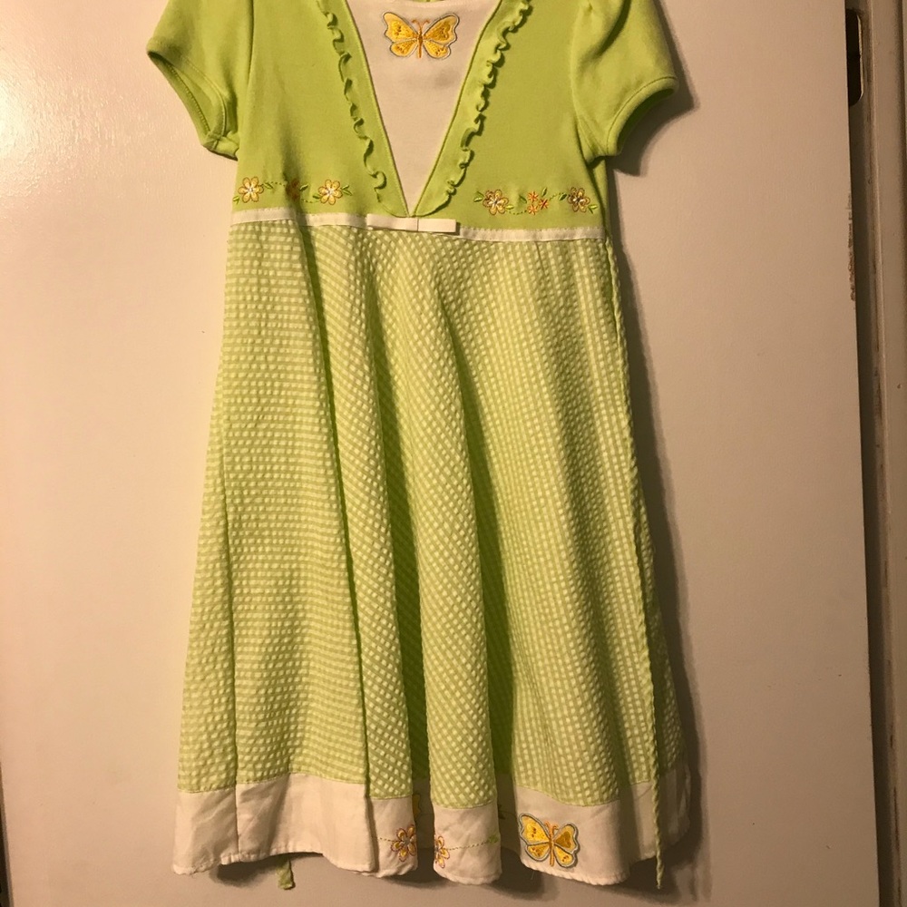 Girls gingham dress